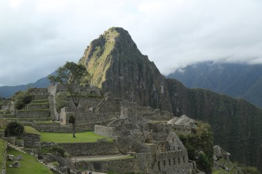 Peru'daki Machu Picchu Harabeleri. UNESCO Dünya Mirası 1983