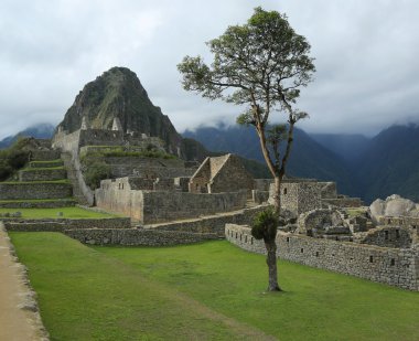  Peru'daki Machu Picchu Harabeleri. UNESCO Dünya Mirası 1983