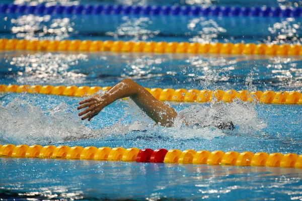 Free style swimmer in action — Stock Photo, Image