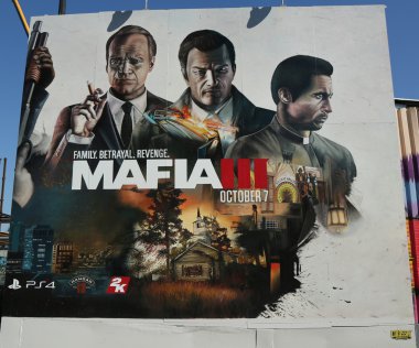 Brooklyn'deki yeni mafya III bilgisayar oyunu reklam