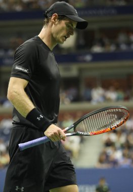 Grand Slam şampiyonu Andy Murray bize açık 2016 sırasında eylem büyük Britanya'nın yuvarlak dört maç