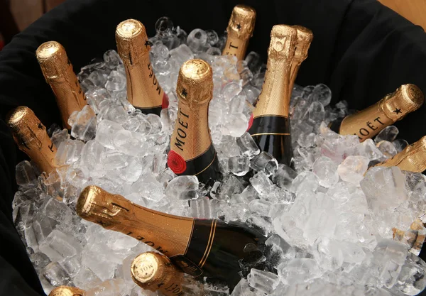 Moet and Chandon champagne presented at the National Tennis Center during US Open 2016 — Stock Photo, Image