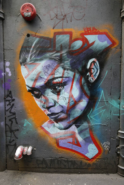 Street art is one of the major tourists attraction in Melbourne