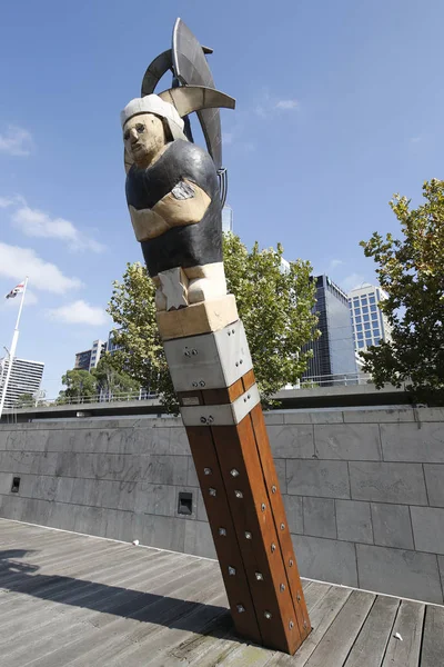 Constelación de esculturas de Bruce Armstrong y Geoffrey Bartlet en Melbourne . — Foto de Stock
