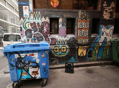 Sokak sanatı büyük turist cazibe Melbourne biridir