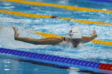 Olimpiyat Şampiyonu Melanie Margalis Amerika Birleşik Devletleri yüzüyor Bayanlar 200m bireysel karışık ısı 4, Rio 2016 Olimpiyat oyunlarında olimpik su Stadyumu