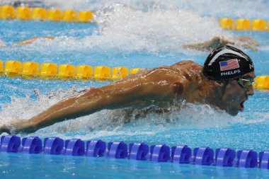 Erkekler 200 m kelebek Rio 2016 Olimpiyatları, Olimpiyat Şampiyonu Michael Phelps Amerika Birleşik Devletleri yarışıyor