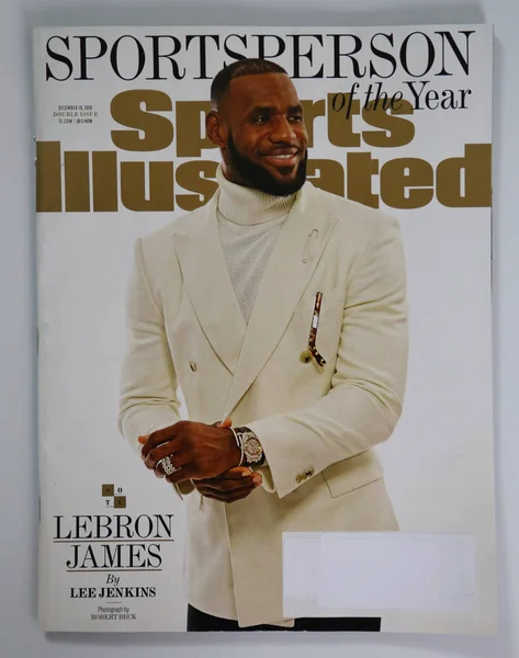 Sports Illustrated magazine Sportsperson of the Year 2016 issue with Lebron James — Stock Photo, Image