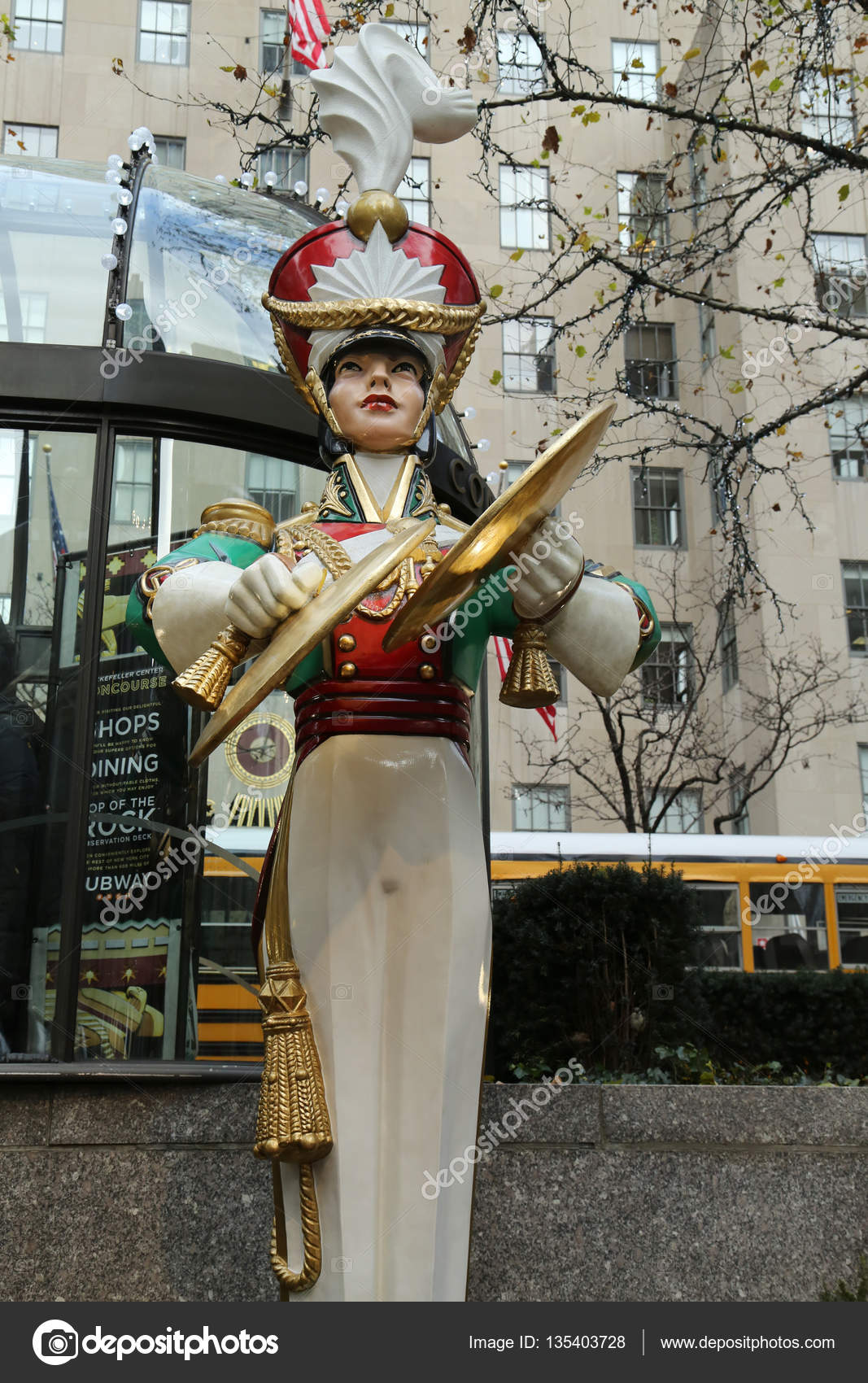 wooden toy soldier with crash cymbals christmas decoration at the rockefeller center in midtown manhattan - Wooden Toy Soldiers Christmas Decorations wooden toy soldier with crash cymbals christmas decoration at the rockefeller center in midtown manhattan - Wooden Toy Soldiers Christmas Decorations