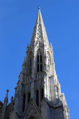 NEW YORK - DECEMBER 15, 2016: St. Patrick's Cathedral in New York City clipart