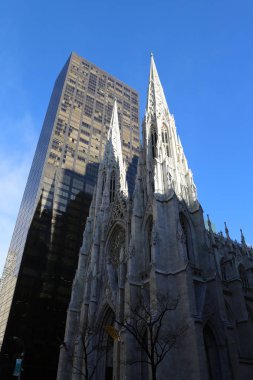 New York - 15 Aralık 2016: New York City St Patrick's Cathedral