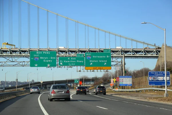 Brooklyn'de Belt parkway — Stok fotoğraf