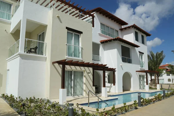 Álmok Dominicus La Romana All - Inclusive luxus Beach Resort, La Romana, Dominikai Köztársaság — Stock Fotó