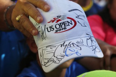 Billie Jean King Ulusal Tenis merkezi New York'ta imza bekliyor Tenis fan