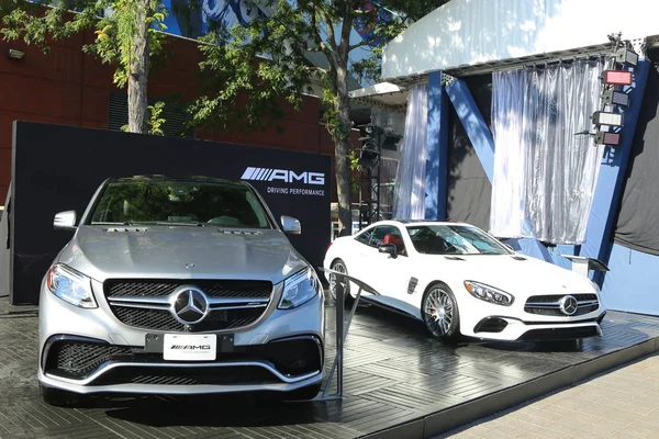 Mercedes-Benz AMG en exhibición en el National Tennis Center durante el US Open 2016 en Nueva York — Foto de Stock