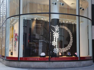 Christie's ana merkezi New York Rockefeller Plaza'daki