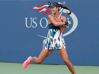 Grand Slam eylem bize açık 2016 onun ilk yuvarlak maç sırasında Ana İvanoviç Sırbistan Şampiyonu