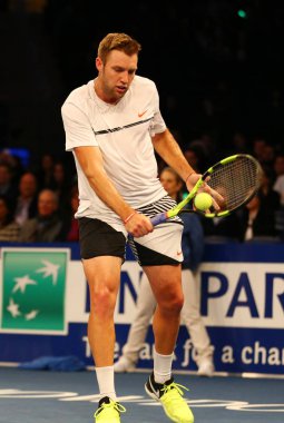 Bnp Paribas Showdown 10 yıldönümü Tenis olay sırasında eylem profesyonel tenis oyuncusu Jack çorap Amerika Birleşik Devletleri 