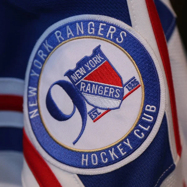 2017-hivatalos New York Rangers 90 éves Jersey javítás — Stock Fotó