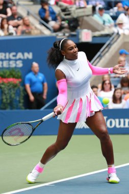Eylem bize açık 2016 onun yuvarlak üç maç sırasında Grand Slam şampiyonu Serena Williams Amerika Birleşik Devletleri