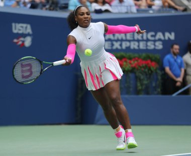  Bize açık 2016 dört maç yuvarlak onu sırasında eylem Grand Slam şampiyonu Serena Williams Amerika Birleşik Devletleri 