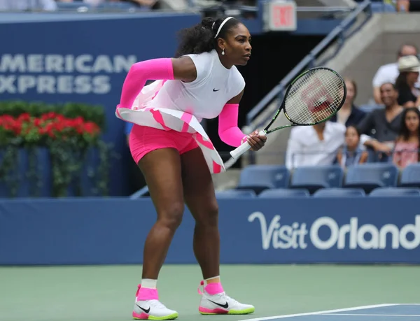  Bize açık 2016 dört maç yuvarlak onu sırasında eylem Grand Slam şampiyonu Serena Williams Amerika Birleşik Devletleri 