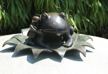  Gerçek dünya kalıcı genel þekiller Tom Otterness Rockefeller Park bulunan ABD'li heykeltıraş tarafından bronz heykeller