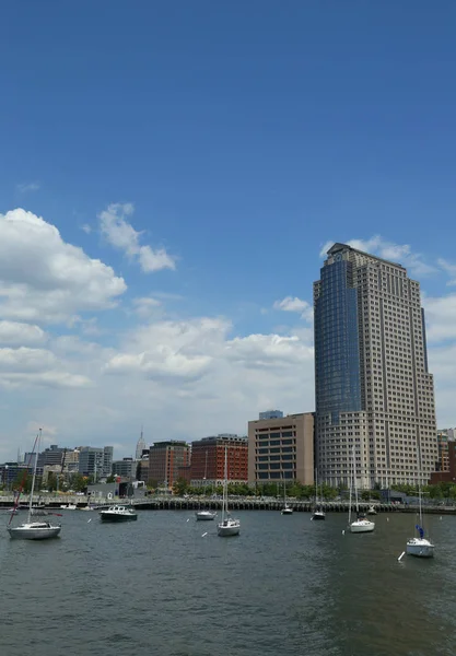 Hudson river park im tribeca distrikt in manhattan — Stockfoto