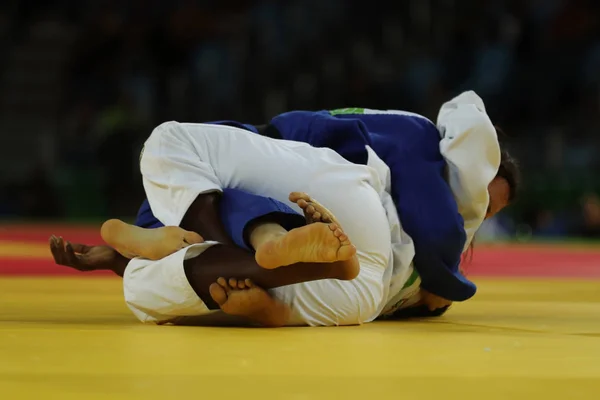 Li savaşçıları sırasında judo yarışmalarda mücadele — Stok fotoğraf