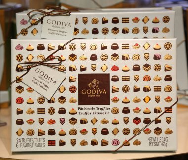  Pastane Truffles hediye kutusu Godiva tarafından