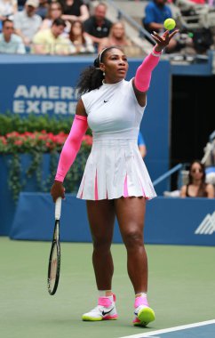 Eylem bize açık 2016 onun yuvarlak üç maç sırasında Grand Slam şampiyonu Serena Williams Amerika Birleşik Devletleri