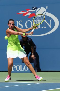 Eylem sırasında bize açık 2016 onun ilk tur maçında profesyonel tenis oyuncusu Roberta Vinci, İtalya