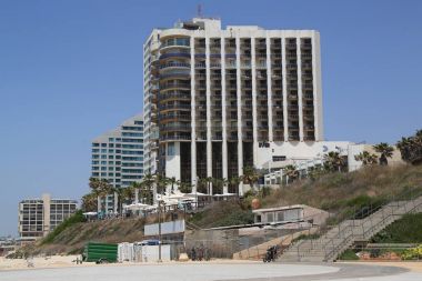 Israil'deki Herzliya Acadia plajda sahil otel