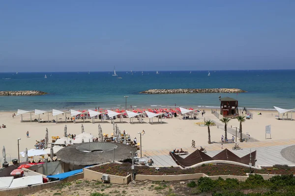 Acadia stranden i Herzliya, Israel. — Stockfoto