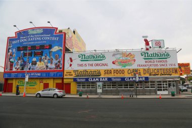  Nathan'ın orijinal Restoran Coney Island, New York.