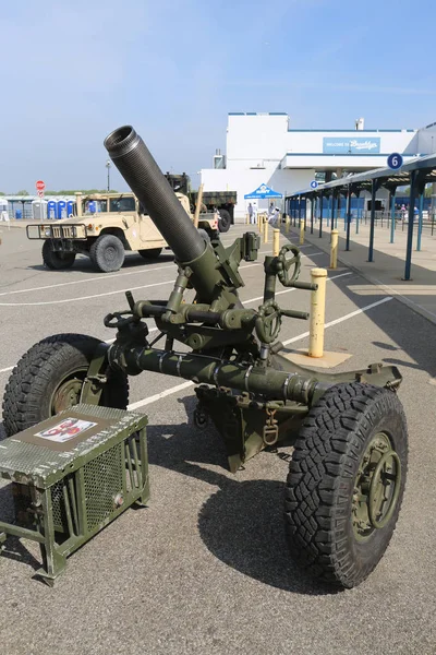 Us marine corps m120 120mm Mörser — Stockfoto