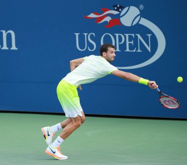  Profesyonel tenis oyuncusu Grigor Dimitrov Bulgaristan yuvarlak 3 maç sırasında bize açık 2016 eylem