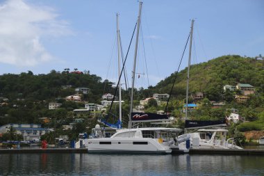 Lüks yat St George's Marina, Grenada