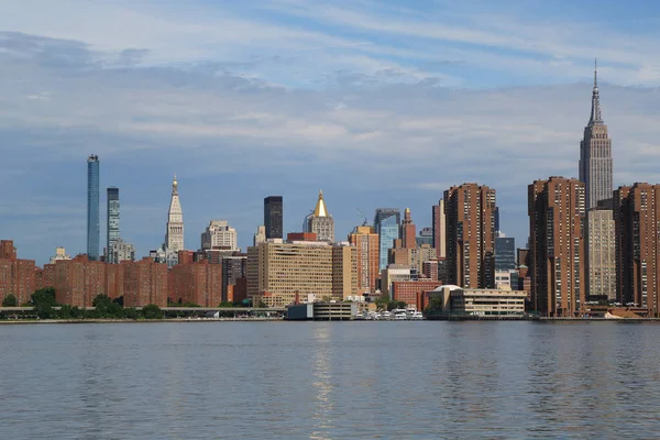 Панорама центра Манхэттена — стоковое фото