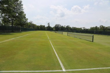 Çim tenis kortları