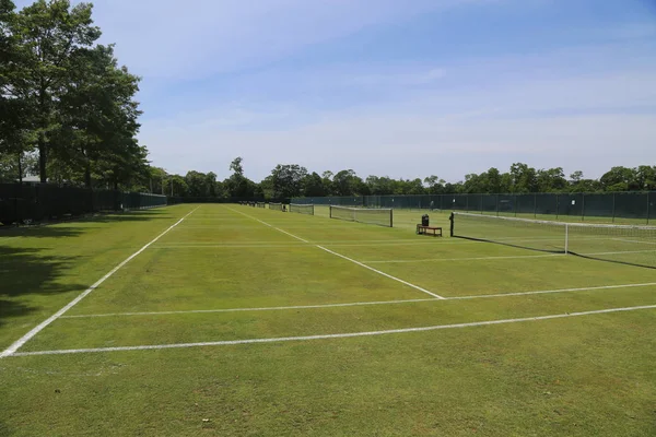 Hierba pistas de tenis — Foto de Stock