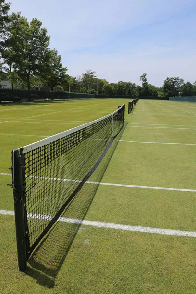 Hierba pistas de tenis — Foto de Stock