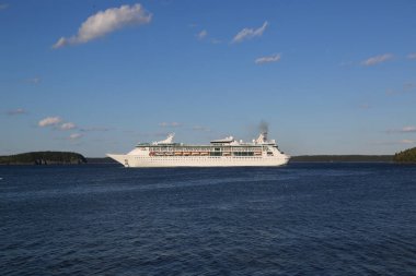 Royal Caribbean Cruise Gemi Grandeur denizler Bar Harbor, Maine