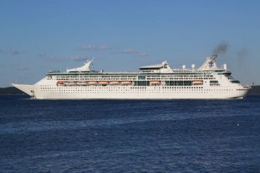 Royal Caribbean Cruise Gemi Grandeur denizler Bar Harbor, Maine
