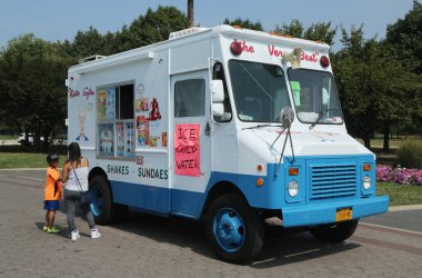 Dondurma kamyonu Flushing Meadows Corona Park
