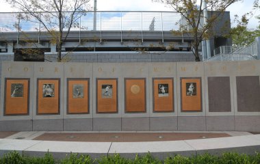 Bizi Şampiyonlar mahkeme Billie Jean King Ulusal Tenis Merkezi Flushing, Ny açık.
