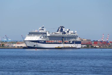 Ünlü Zirvesi Cruise Ship Cape Liberty Cruise Port adlı demirledi 