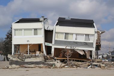 dört ay sonra fırtına sandy Beach house yok