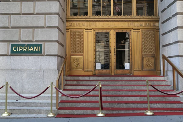 Aşağı Manhattan ünlü Cipriani 25 Broadway İtalyan restoranı — Stok fotoğraf