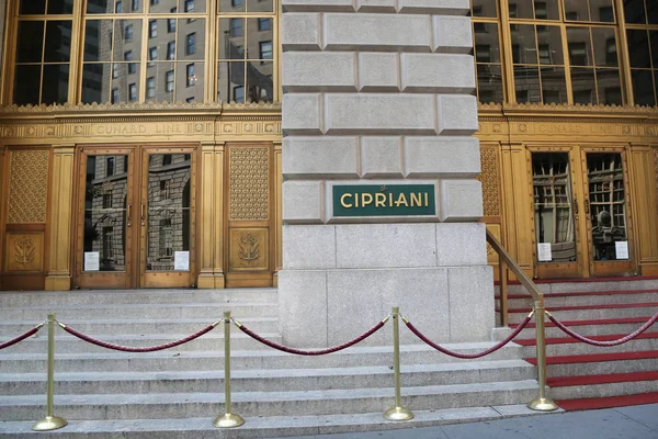 Beroemde Cipriani 25 Broadway Italiaans restaurant in Lower Manhattan — Stockfoto